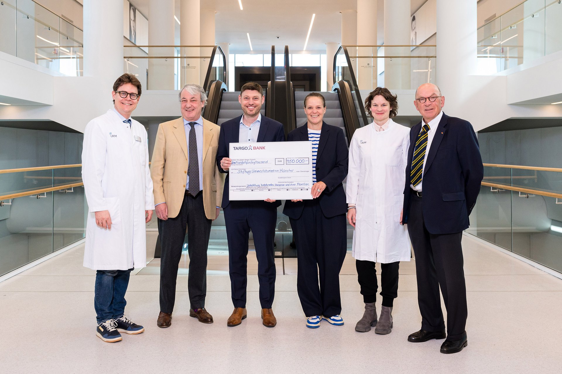 Stiftung Universitätsmedizin Münster | Spende Targobank